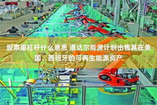 股票里杠杆什么意思 道达尔能源计划出售其在美国、西班牙的可再生能源资产