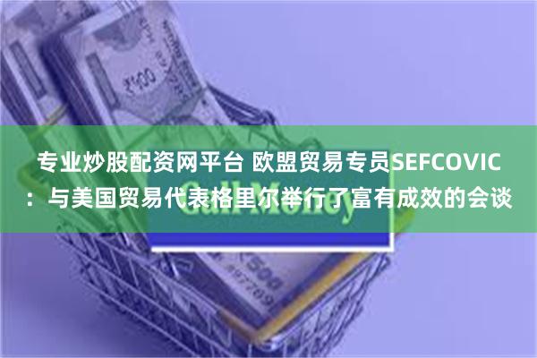 专业炒股配资网平台 欧盟贸易专员SEFCOVIC：与美国贸易代表格里尔举行了富有成效的会谈