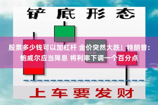 股票多少钱可以加杠杆 金价突然大跌！特朗普：鲍威尔应当降息 将利率下调一个百分点
