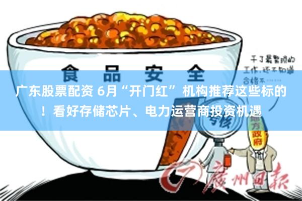广东股票配资 6月“开门红” 机构推荐这些标的！看好存储芯片、电力运营商投资机遇