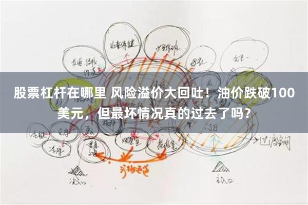 股票杠杆在哪里 风险溢价大回吐！油价跌破100美元，但最坏情况真的过去了吗？