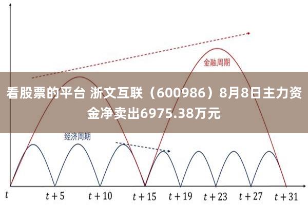 看股票的平台 浙文互联（600986）8月8日主力资金净卖出6975.38万元