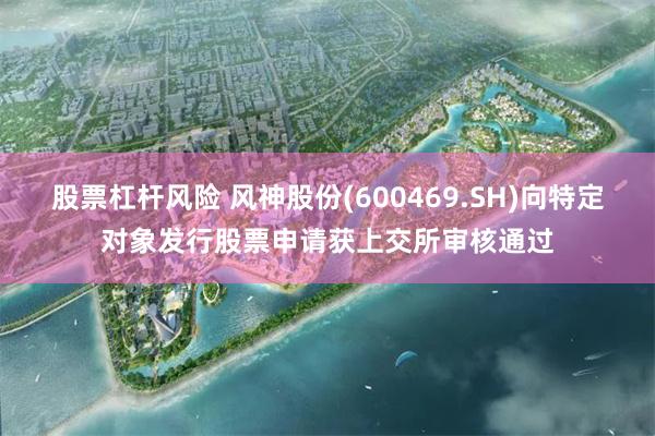 股票杠杆风险 风神股份(600469.SH)向特定对象发行股票申请获上交所审核通过