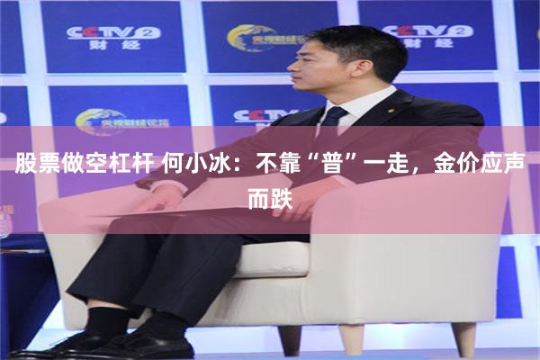 股票做空杠杆 何小冰：不靠“普”一走，金价应声而跌
