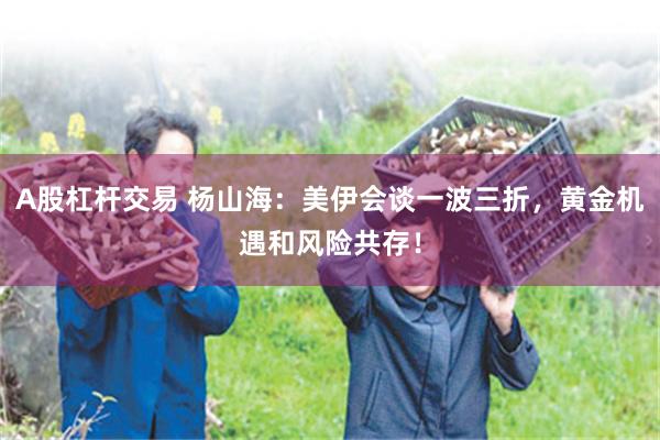 A股杠杆交易 杨山海：美伊会谈一波三折，黄金机遇和风险共存！