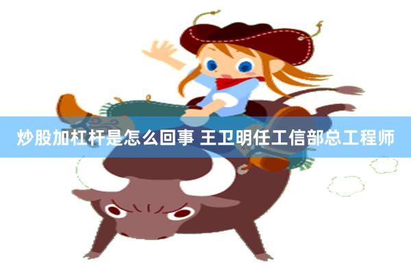 炒股加杠杆是怎么回事 王卫明任工信部总工程师