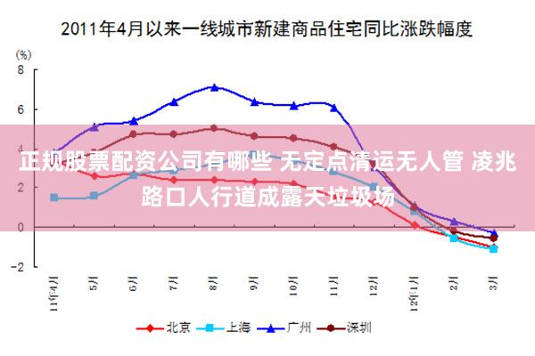 正规股票配资公司有哪些 无定点清运无人管 凌兆路口人行道成露天垃圾场