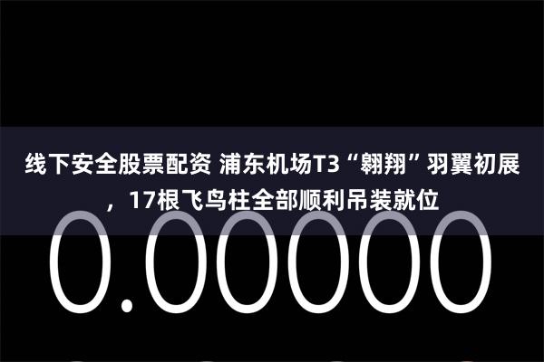 线下安全股票配资 浦东机场T3“翱翔”羽翼初展，17根飞鸟柱全部顺利吊装就位