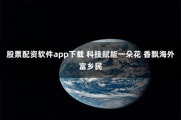 股票配资软件app下载 科技赋能一朵花 香飘海外富乡民